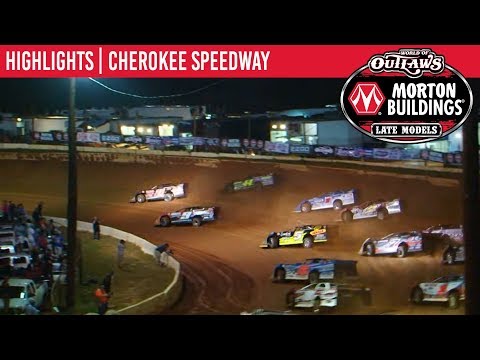 World of Outlaws Morton Buildings Late Models Cherokee Speedway May 3, 2019 | HIGHLIGHTS