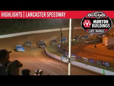 World of Outlaws Morton Buildings Late Models Lancaster Speedway, June 1, 2019 | HIGHLIGHTS