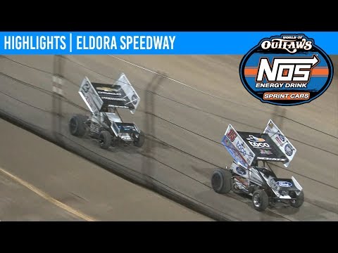 World of Outlaws NOS Energy Drink Sprint Cars Eldora Speedway May 10, 2019 | HIGHLIGHTS