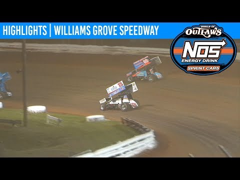 World of Outlaws NOS Energy Drink Sprint Cars Williams Grove Speedway May 18, 2019 | HIGHLIGHTS