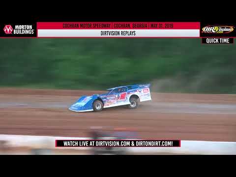 World of Outlaws Morton Buildings Late Models Cochran Motor Speedway May 31, 2019 DIRTVISION REPLAY