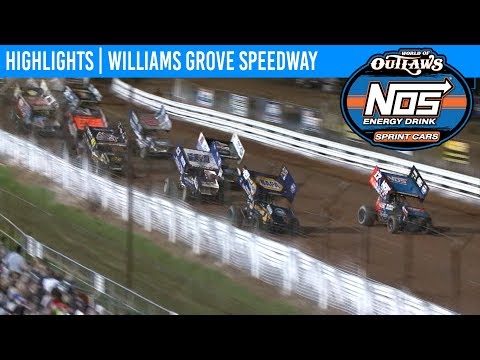 World of Outlaws NOS Energy Drink Sprint Cars Williams Grove Speedway, July 27th, 2019 | HIGHLIGHTS