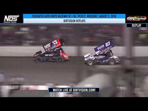 DIRTVISION REPLAYS | Federated Auto Parts Raceway at I-55 August 3, 2019