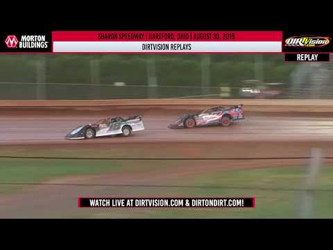 DIRTVISION REPLAYS | Sharon Speedway August 30th, 2019