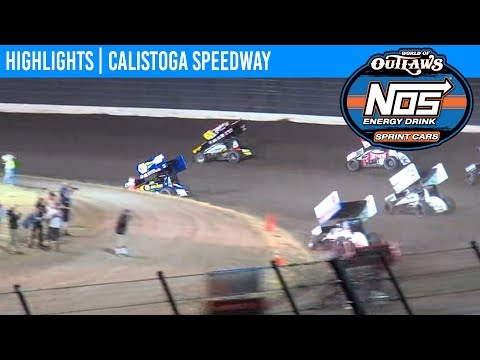 World of Outlaws NOS Energy Drink Sprint Cars Calistoga Speedway, September 14th, 2019 | HIGHLIGHTS