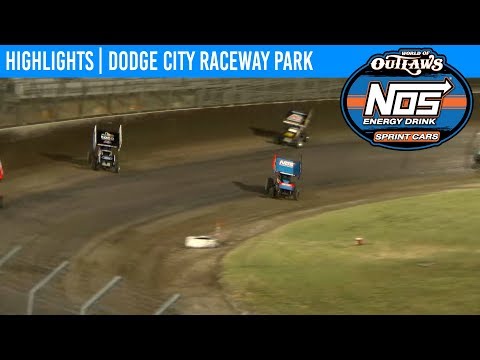 World of Outlaws NOS Energy Drink Sprint Cars Dodge City Raceway, September 21st, 2019 | HIGHLIGHTS