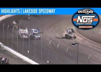 World of Outlaws NOS Energy Drink Sprint Cars Lakeside Speedway, October 18th, 2019 | HIGHLIGHTS
