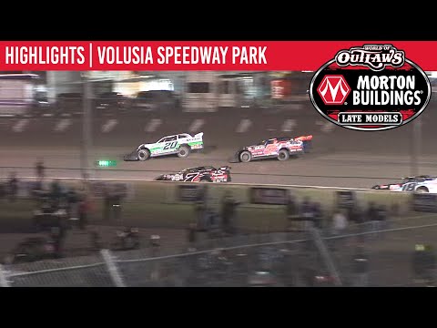 World of Outlaws Morton Buildings Late Models Volusia Speedway Park, February 14, 2020 | HIGHLIGHTS