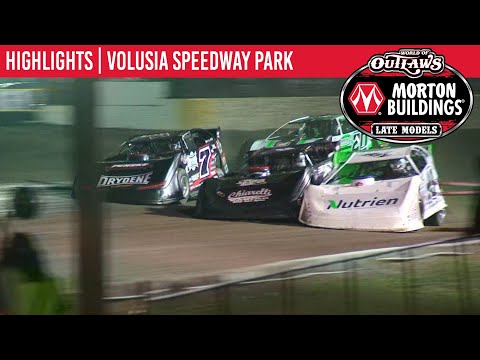 World of Outlaws Morton Buildings Late Models Volusia Speedway Park, February 15, 2020 | HIGHLIGHTS
