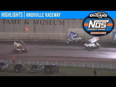 World of Outlaws NOS Energy Drink Sprint Cars Knoxville Raceway, June 13, 2020 | HIGHLIGHTS