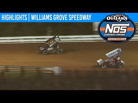 World of Outlaws NOS Energy Drink Sprint Cars Williams Grove Speedway, July 24, 2020 | HIGHLIGHTS