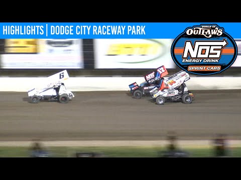 World of Outlaws NOS Energy Drink Sprint Cars Dodge City Raceway September 12, 2020 | HIGHLIGHTS