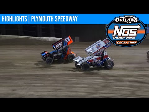 World of Outlaws NOS Energy Drink Sprint Cars Plymouth Speedway September 24, 2020 | HIGHLIGHTS