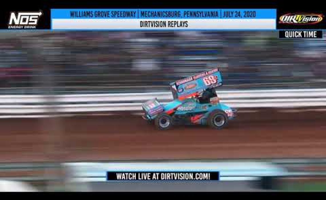 DIRTVISION REPLAYS | Williams Grove Speedway July 24, 2020