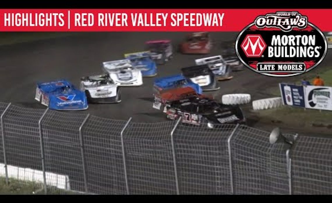 World of Outlaws Morton Buildings Late Models Red River Valley Speedway, July 18, 2020 | HIGHLIGHTS
