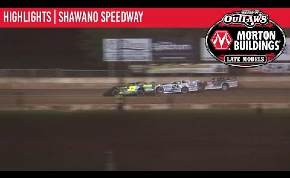 World of Outlaws Morton Buildings Late Models Shawano Speedway July 30th, 2019 | HIGHLIGHTS